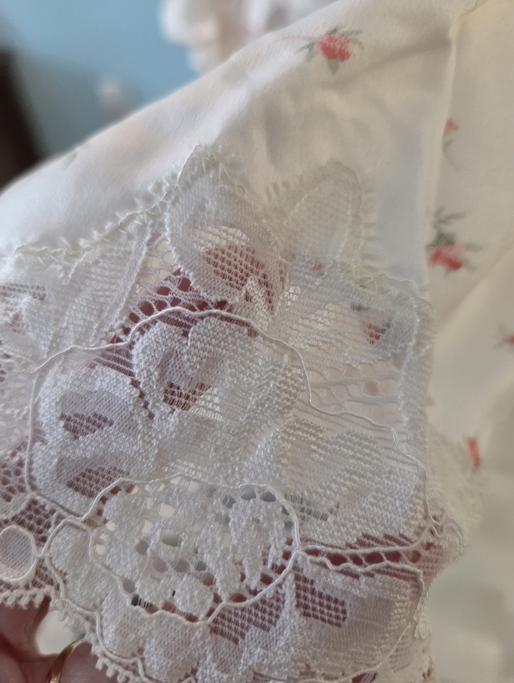 Ralph Lauren Floral Robe With Lace Trim NWT - Picture 7 of 12